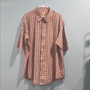 JOS A BANK SHORT SLEEVE BUTTON UP 3XL